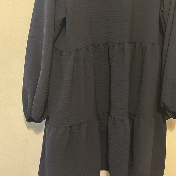 Nine West Classic Black Ruffle Dress - Picture 4 of 6